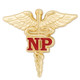 NP Caduceus Lapel Front