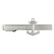 Anchor Tie Clip - Engraved Silver