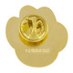 Purple Paw Pin Back