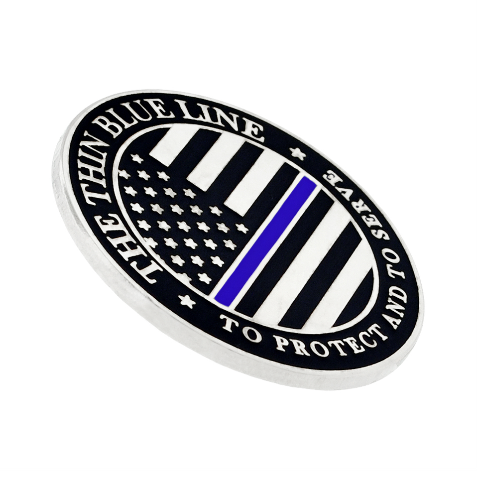 Thin Blue Line 5-Pin Set | PinMart