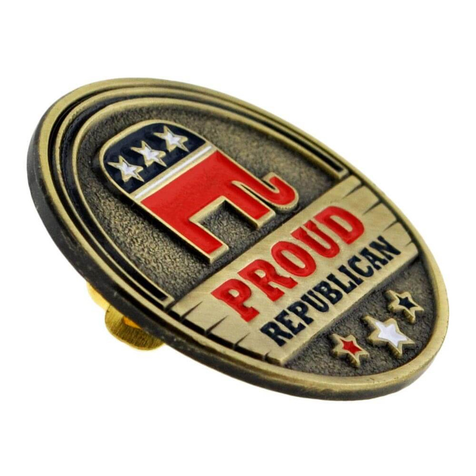 PinMart "Proud To Be A Republican" Patriotic Lapel Pin - Political Accessory 12 thumbnail image