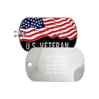 U.S Veteran Engravable Dog Tag