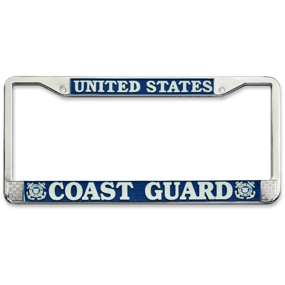 Officially Licensed U.S. Coast Guard Plate Frame - PinMart