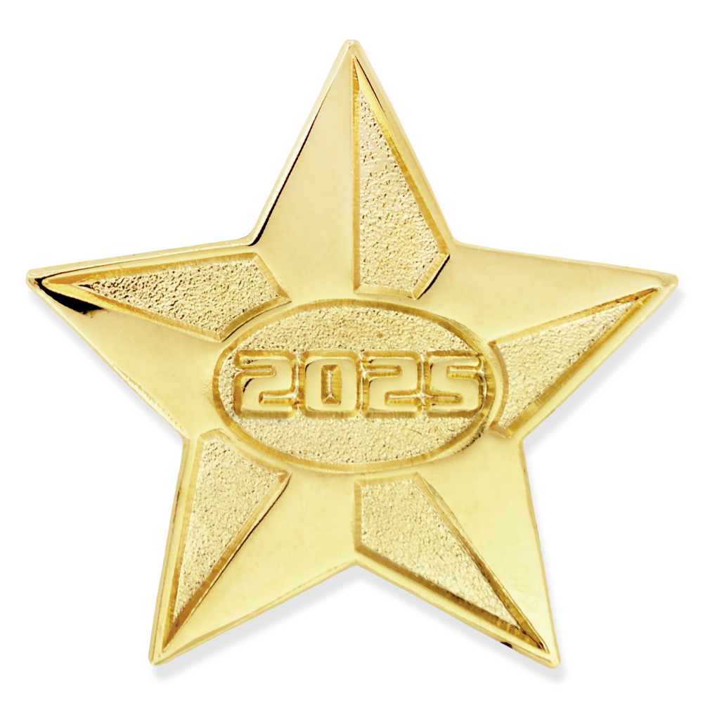 TAS 2025 PIN BADGE 2点セット 2025 Gold Star Pin - PinMart