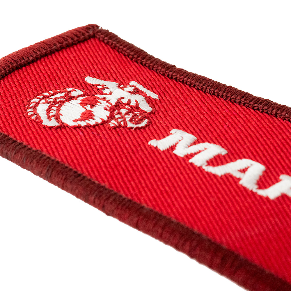 Officially Licensed U.S.M.C. Embroidered Keychain | PinMart