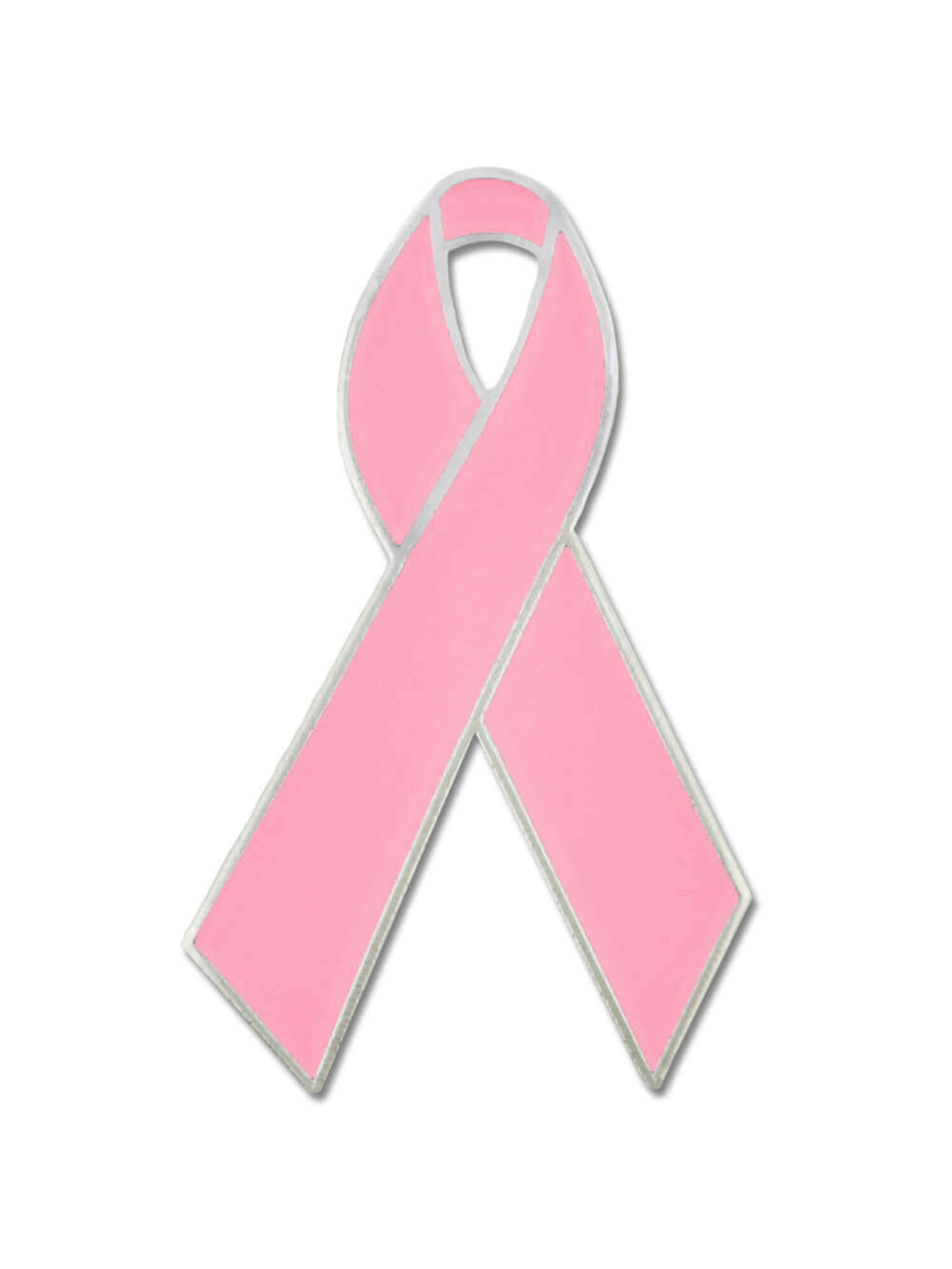 PinMart Breast Cancer Awareness Butterfly Pink Ribbon Enamel Lapel Pin