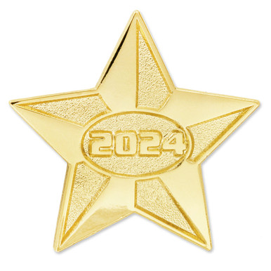 Class of 2024 Graduation Cap Pin | Multi Color | School Pins by PinMart
