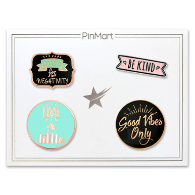 Good Vibes 4-Pin Set