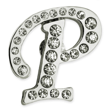 Rhinestone Letter T Pin