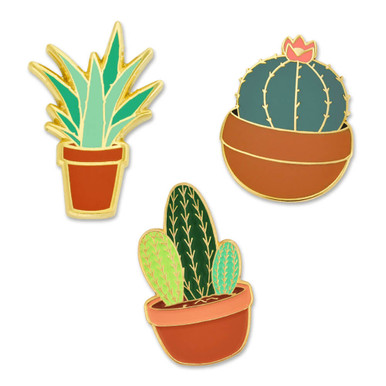 Potted Plant 3-Pin Set | PinMart