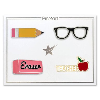 School Rules 4-Pin Set