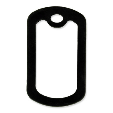 silicon Black military dog tag silencers Rubber