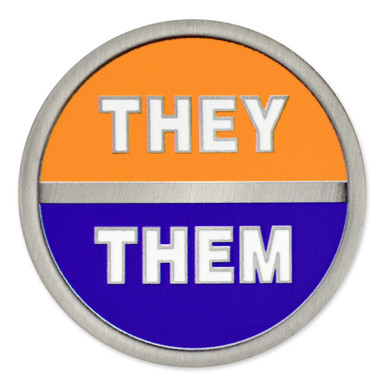 They/Them Pronoun Pin - Pinmart