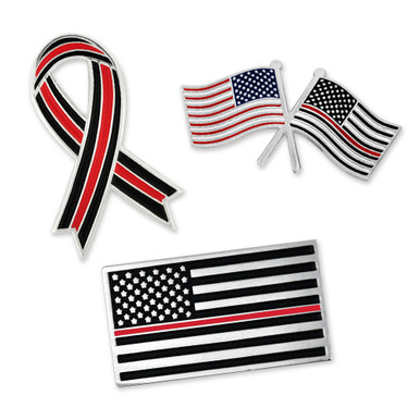 Thin Red Line 3-Pin Set