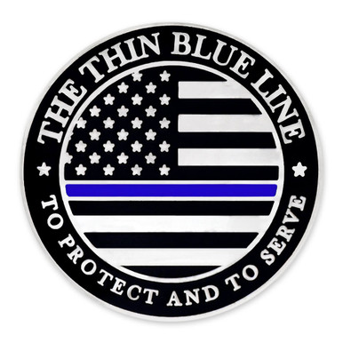Blue Line Pin Thin Blue Line Lapel Pin - PinMart