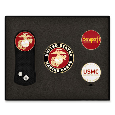 Officially Licensed U.S.M.C. 6-PC Golf Gift Set - PinMart