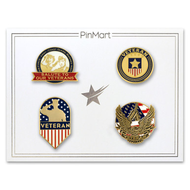 Salute Our Veterans Pin with Magnetic Back | PinMart