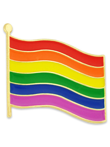 gay pride pin