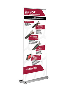 34"X79" Single Sided Premium Retractable Banner – Radiant 34"X79" Single Sided Premium Retractable Banner – Radiant