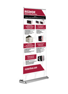 34"X79" Single Sided Premium Retractable Banner – UH Only 34"X79" Single Sided Premium Retractable Banner – UH Only