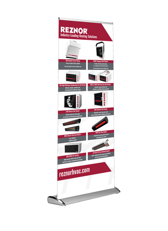 34"X79" Single Sided Premium Retractable Banner – All Products 2026