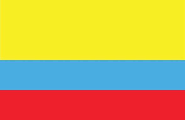 Colombia World Flags - Nylon & Polyester - 2' x 3' to 5' x 8'