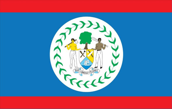 Belize World Flags - Nylon  - 2' x 3' to 5' x 8'