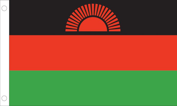 Malawi World Flags - Nylon  - 2' x 3' to 5' x 8'