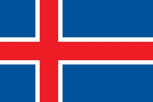 Iceland World Flags - Nylon & Polyester - 2' x 3' to 5' x 8'