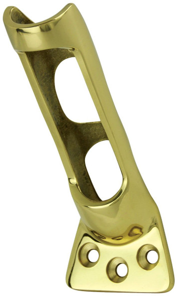 Cast Brass Flag Pole Wall Bracket - For 1" Pole Diamter