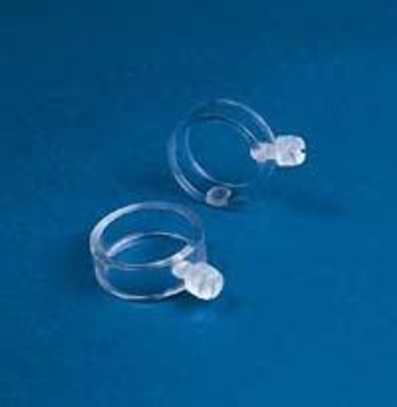 Flag Ring - 1 3/8" - Clear Plastic