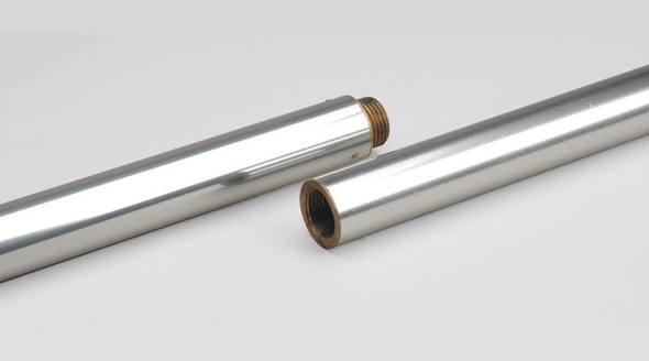 Silver Aluminum Indoor Flagpole - 7' Length 1" Diameter 1 Section