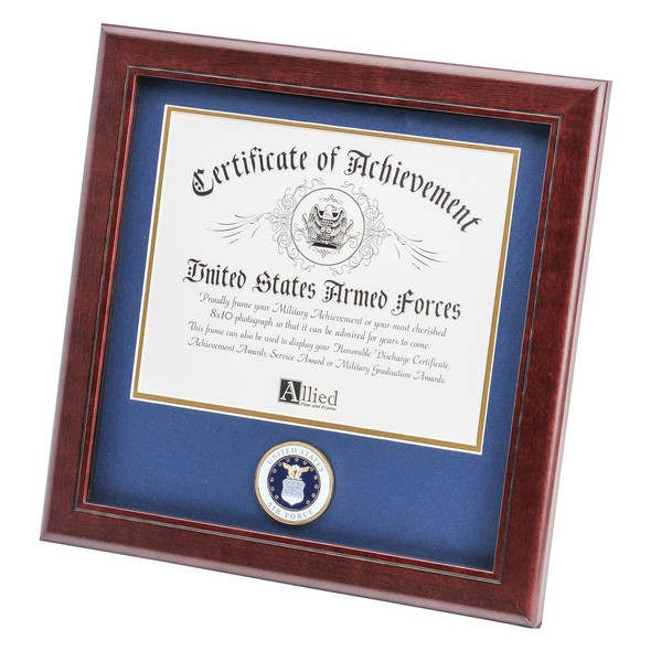 U.S. Air Force Medallion 8-Inch by 10-Inch Certificate Frame