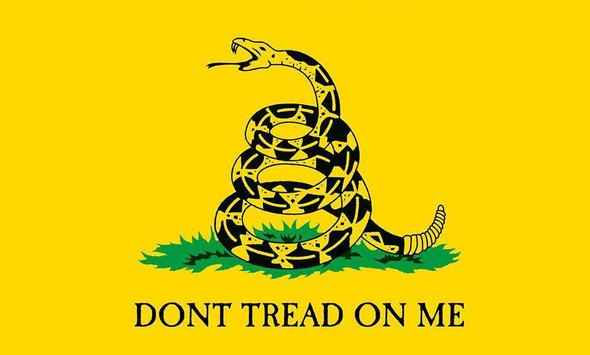 3ft x 5ft Gadsden Flag