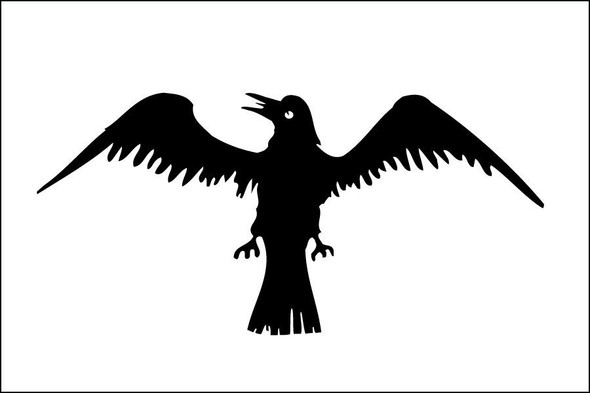 Raven Flag - 3' x 5' - Nylon
