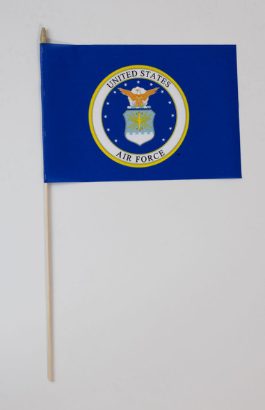 Air Force Stick Flag  - 12" x 18" - Nylon