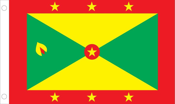 Grenada World Flags - Nylon  - 2' x 3' to 5' x 8'