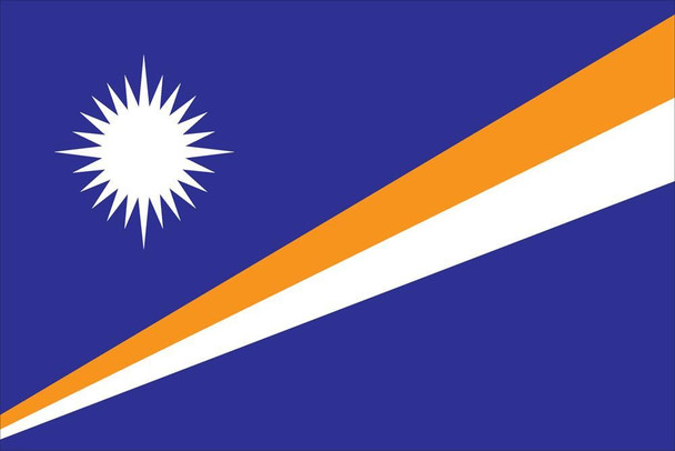 Marshall Islands World Flags - Nylon  - 2' x 3' to 5' x 8'