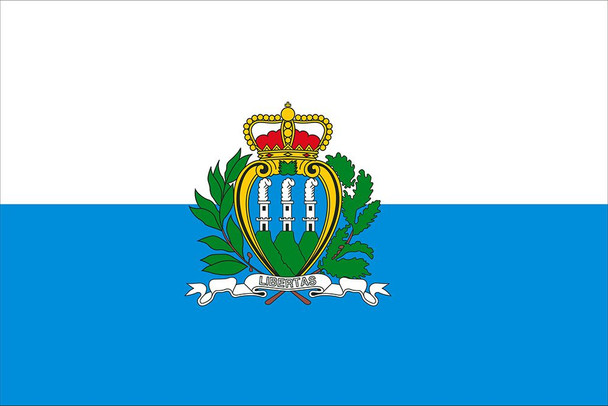 San Marino World Flags - Nylon  - 2' x 3' to 5' x 8'