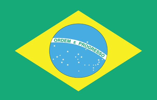 Brazil World Flags - Nylon  - 2' x 3' to 5' x 8'