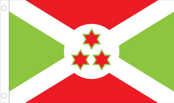 Burundi World Flags - Nylon  - 2' x 3' to 5' x 8'
