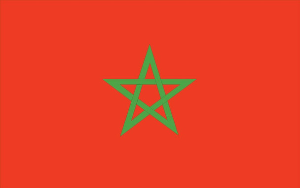 Morocco World Flags - Nylon  - 2' x 3' to 5' x 8'