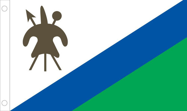 Lesotho World Flags - Nylon  - 2' x 3' to 5' x 8'