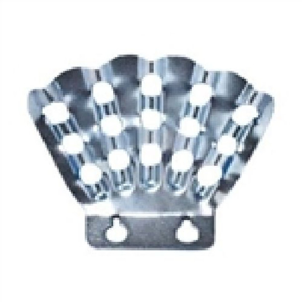 Stamped Steel Finger Bracket - 5 Flag Holder - For 3/8" Pole Diameter