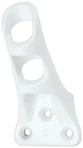 Aluminum Flag Pole Wall Bracket - For 3/4" Pole Diamter - White