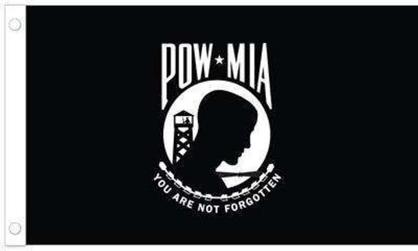 POW/MIA Flag - 5' x 8' Double Sided Nylon