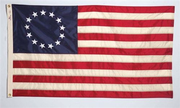 Betsy Ross Flag - 2' x 3' - Fully Sewn Nylon