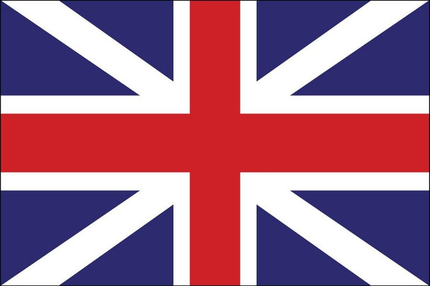 British Union Stick Flag - 4" x 6" - Endura-Gloss