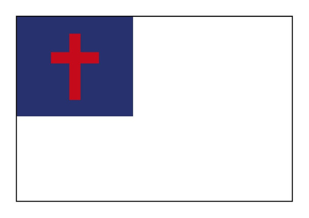 Christian Outdoor Flag - 4' x 6' - Nylon