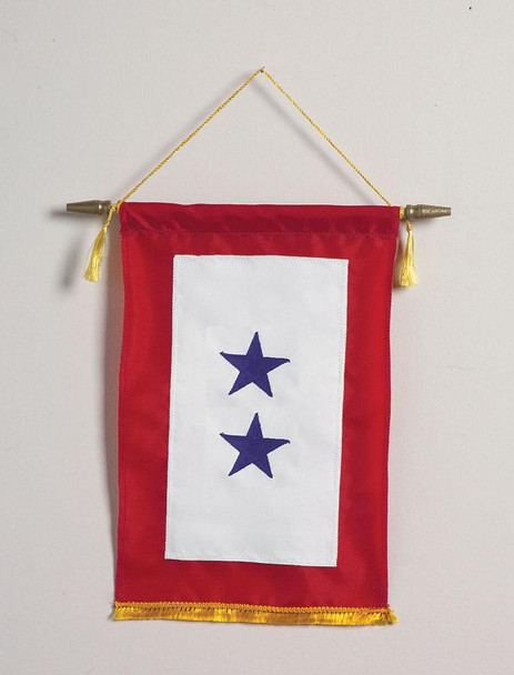 Blue Star Banner - Two Stars